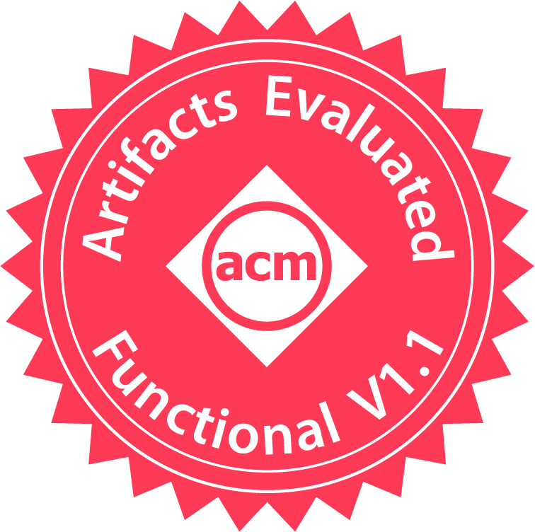 ACM Artifacts Evaluated — Functional badge