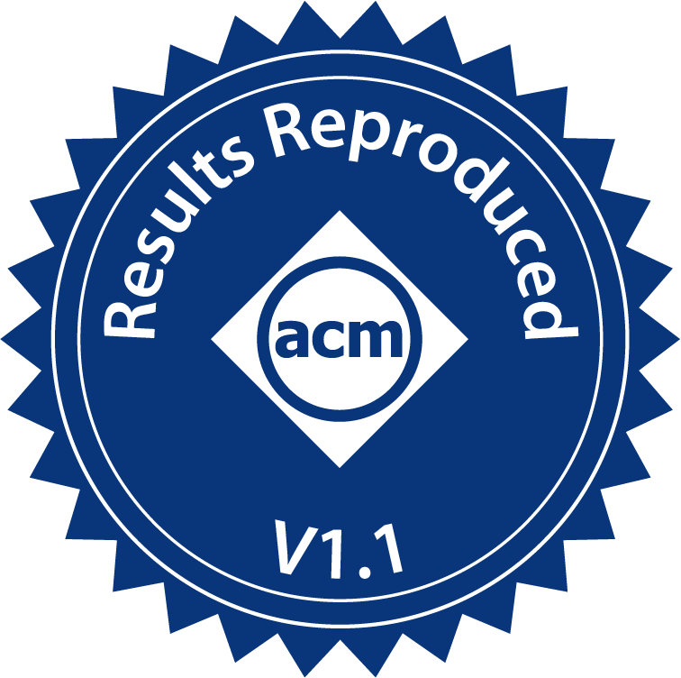 ACM Results Reproduced badge
